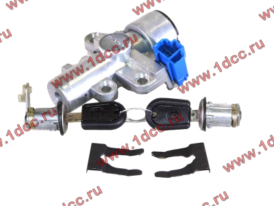 Замок зажигания с личинками дверей DF DONG FENG (ДОНГ ФЕНГ) 3704110-C0100 для самосвала фото 1 Нальчик