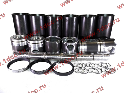 Поршневая группа WD615.47 371л.с. (6 гильз, 6 поршней (0011), 6 пальцев,комплект колец) H2 BOWEI HOWO (ХОВО)  фото 1 Нальчик