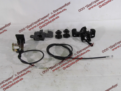Замок капота (комплект L+R) DF DONG FENG (ДОНГ ФЕНГ) 5301609-C0100+5301610-C01 для самосвала фото 1 Нальчик
